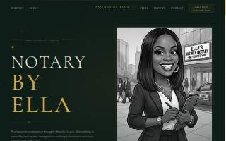 Notary By Ella website