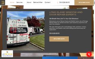 Prestige Window Works Repair & Installation of Glen Cove website