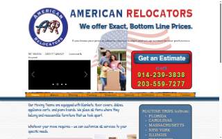 American Relocators Inc of Rye website