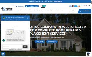 Expert Roofing of Westchester website