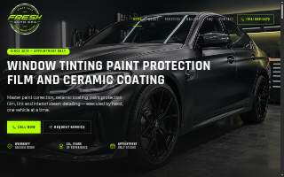 Fresh Auto Spa website