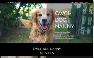 GWCH Dog Nanny website