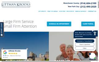 Littman Krooks LLP of Rye website