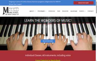 Music School of Westchester website