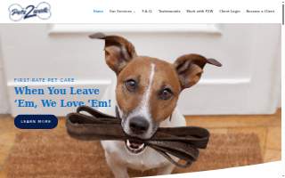 Pets2walk of Rye website