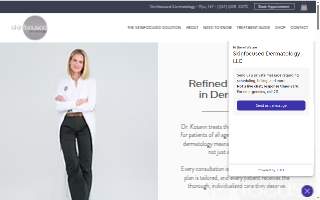 Skinfocused Dermatology website