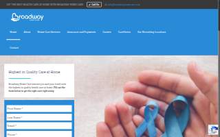 Broadway Homecare website