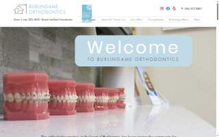 Burlingame Orthodontics PLLC website