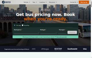Buster's Car Wash website