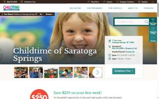 Childtime of Saratoga Springs website