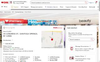 CVS Pharmacy website