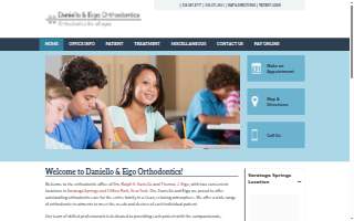 Daniello & Eigo Orthodontics website