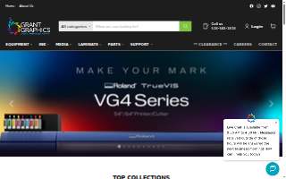 Grant Graphics Print&Cut Supply website