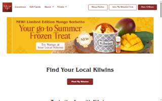 Kilwins Ice Cream - Chocolate - Fudge of Saratoga Springs website