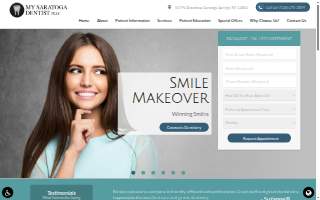My Saratoga Dentist PLLC website