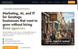 Saratoga Digital Marketing of Saratoga Springs website