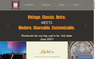 Saratoga Photobooth Company website