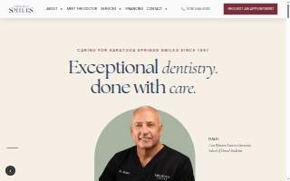 Saratoga Smiles website