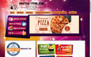 Saratoga Strike Zone website