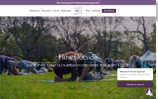 The Hot Yoga Spot of Saratoga Springs website