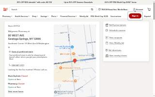 Walgreens website