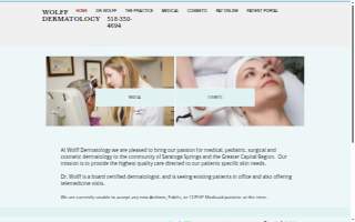 Wolff Dermatology website