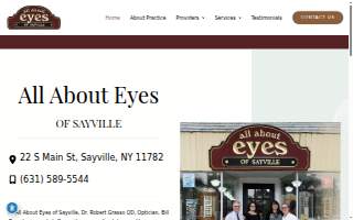 All About Eyes Of Sayville website