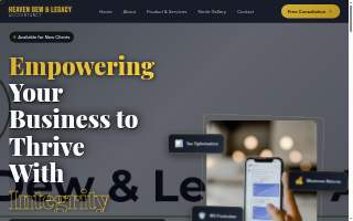Heaven Dew & Legacy Accountancy website