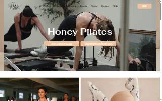 Honey Pilates Sayville website