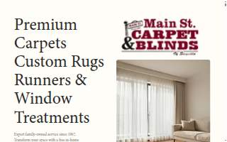 Main Street Carpet & Blinds of Sayville website
