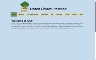 United Church Preschool website