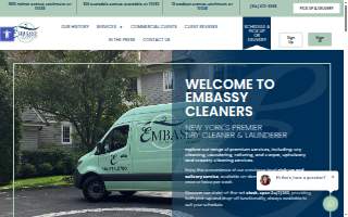 Embassy Cleaners website