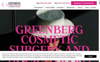 Greenberg Cosmetic Surgery and Dermatology: Plastic Surgery Scarsdale website