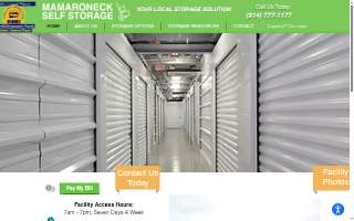 Mamaroneck Self Storage of Scarsdale website