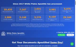 White Plains Apostille & Mobile Notary of Harrison website