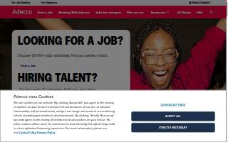 Adecco Staffing of Schenectady website