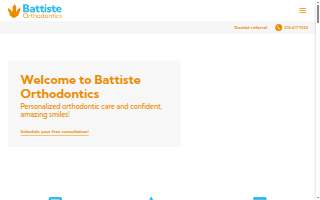 Battiste Orthodontics website