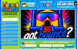 Bubble House Rentals - Bounce Houses and More! website