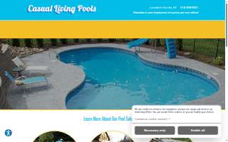 Casual Living Pools website