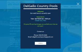 DelGallo Country Pools website