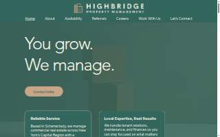 Highbridge Property Management website