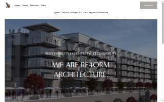 Re4orm Architecture website