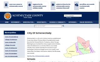 Schenectady County Connects website