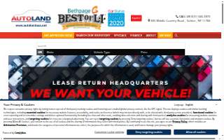 Autoland USA of Selden website
