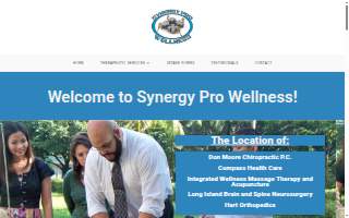 Synergy Pro Wellness of Selden website