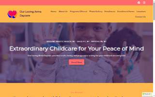 Our Loving Arms Daycare website