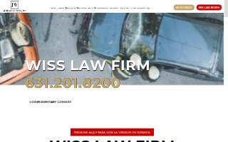 Wiss Law Firm: Personal Injury Lawyer Suffolk County of Shirley website