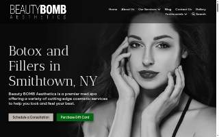 Beauty Bomb Aesthetics website