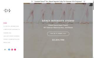 Dance Intensity website