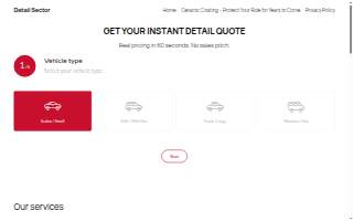 Detail Sector website